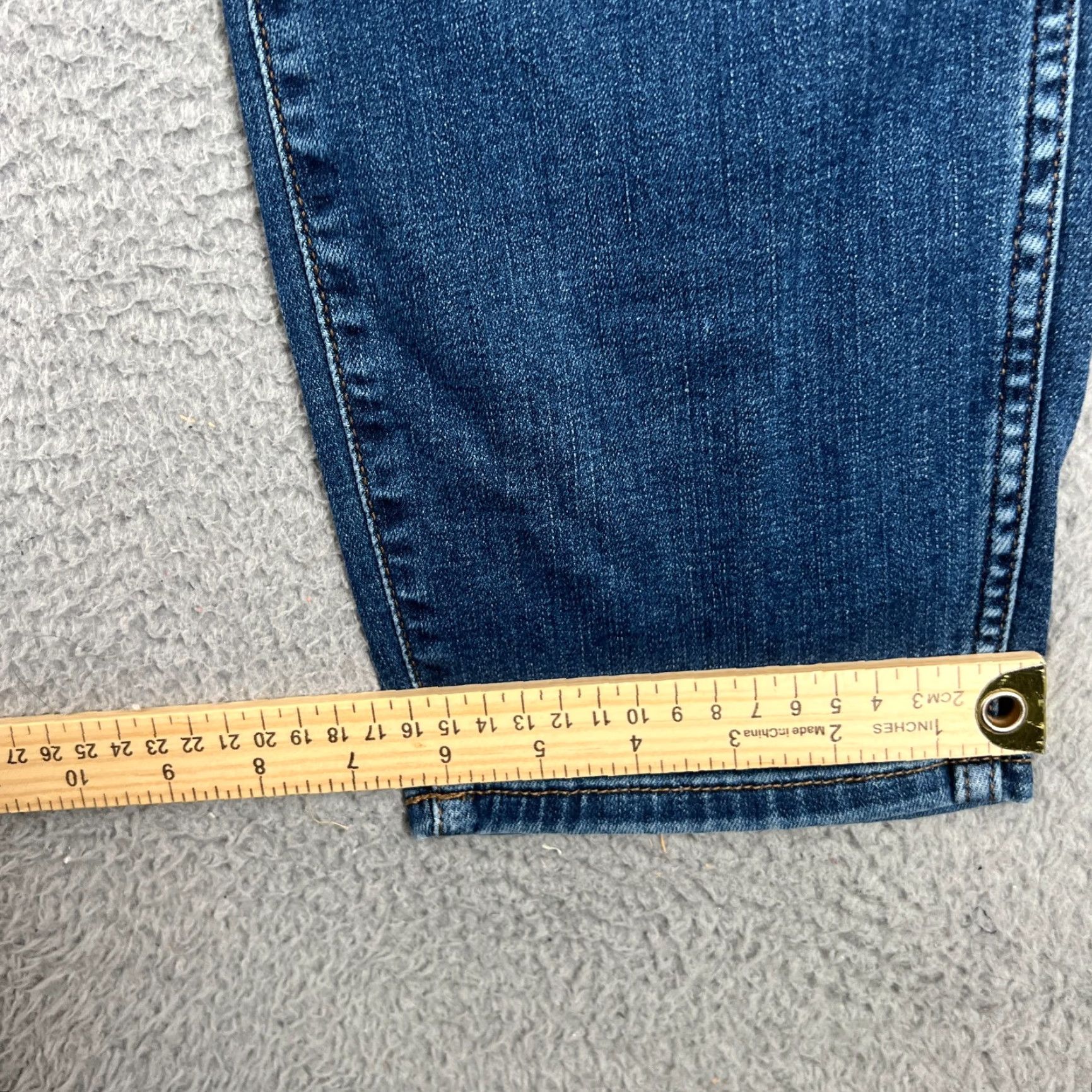 J.Crew J.Crew High Rise Vintage Straight Womens 28 Dark wash Jeans Size 30" / US 8 / IT 44 - 2 Thumbnail