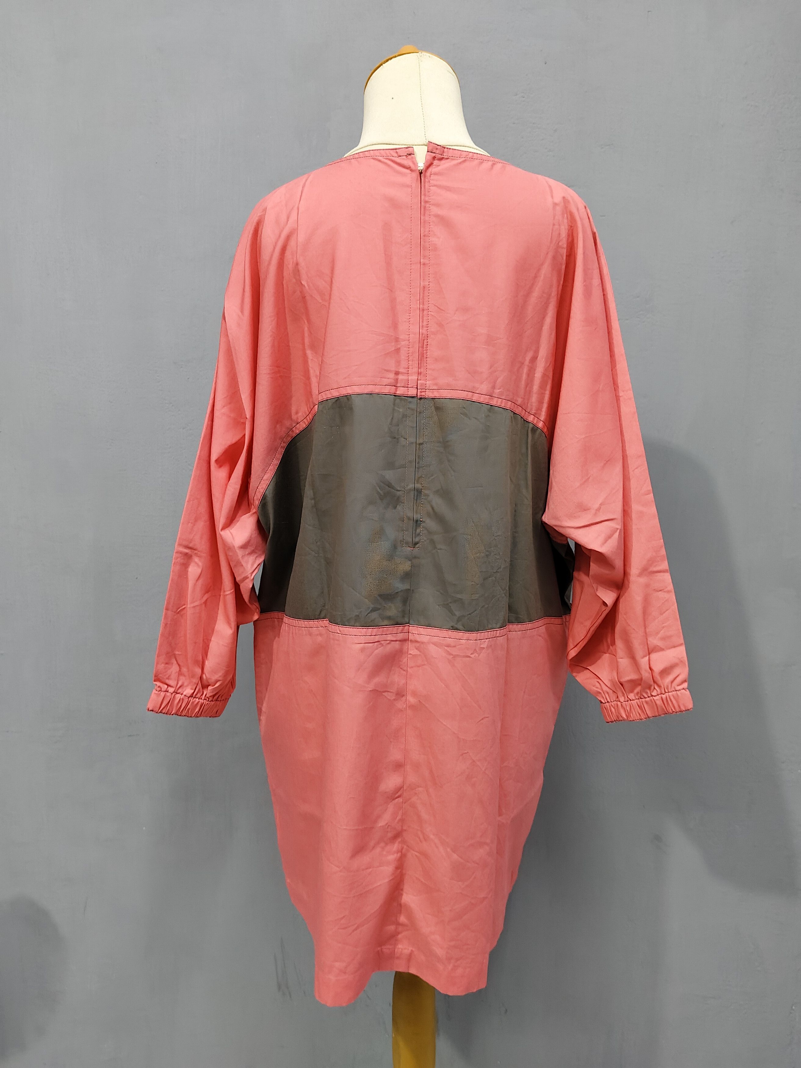 Yves Saint Laurent 80s YSL- Tabliers Archive Oversized Smock Utility Silhouette Size L / US 10 / IT 46 - 5 Thumbnail