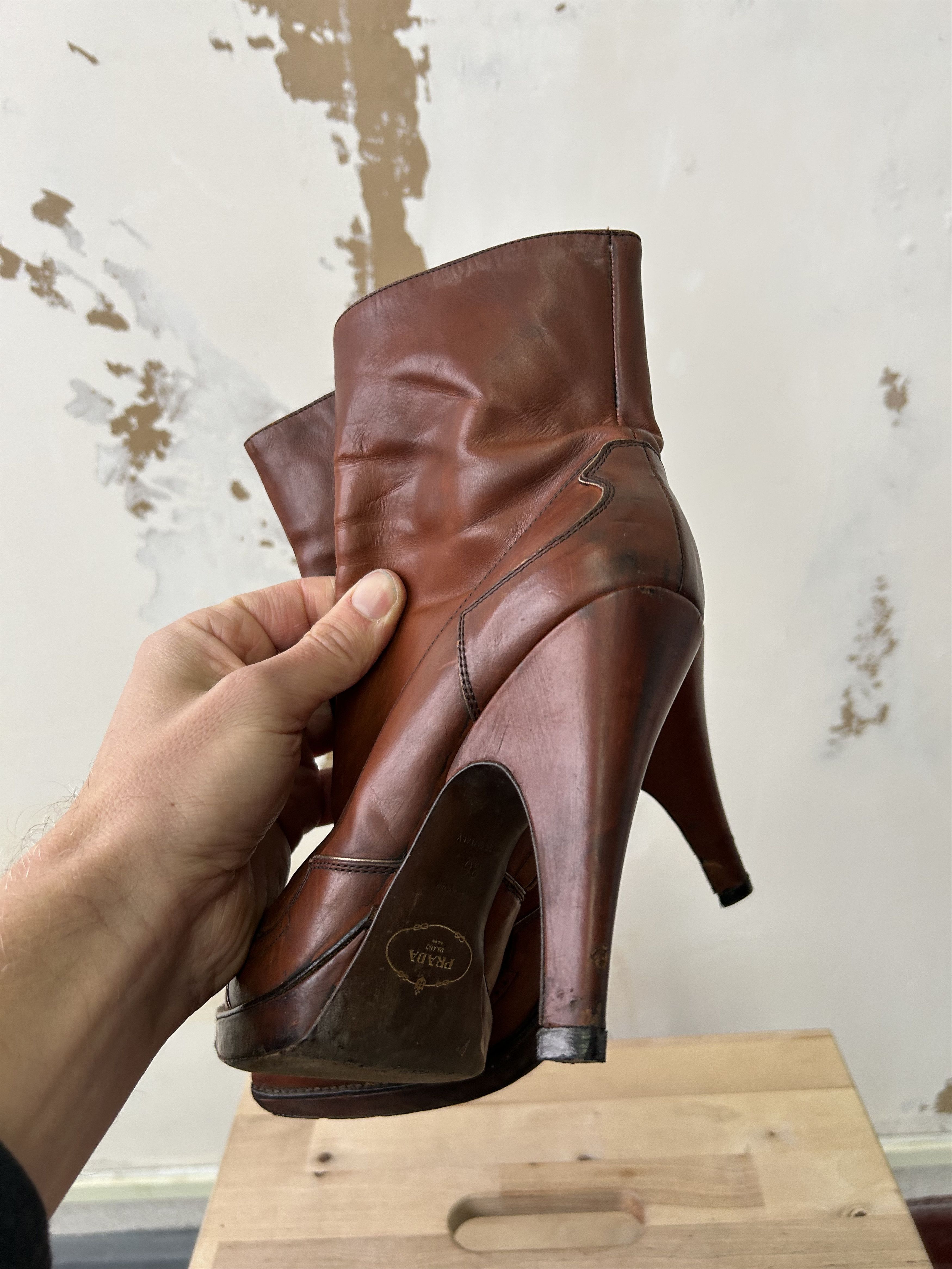 Prada Brown Prada Boots with Belt Details vintage Size US 6 / IT 36 - 4 Thumbnail