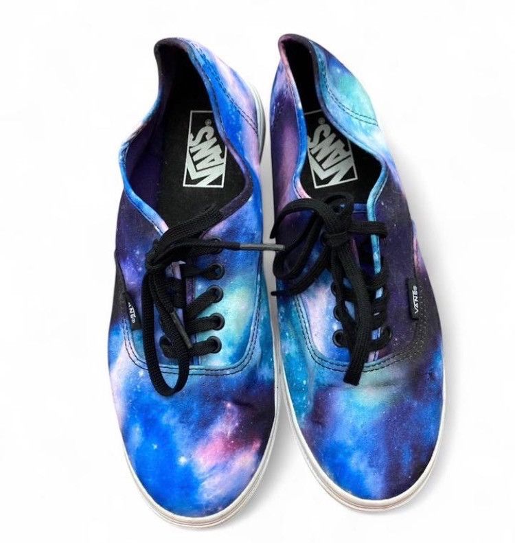 Vans Vans Unisex Galaxy Print Sneakers - Blue and Purple Size US 7 / IT 37 - 1 Thumbnail