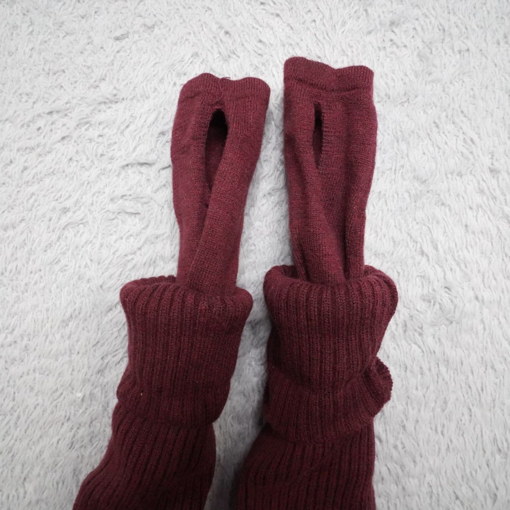 Athleta Athleta Merino Wool Sweater Womens M Red Crew Roll Cuff Thumb Holes Sweatshirt Pullover Cardigan Holiday Casual Activewear Winter Fall Spring Size M / US 6-8 / IT 42-44 - 4 Thumbnail