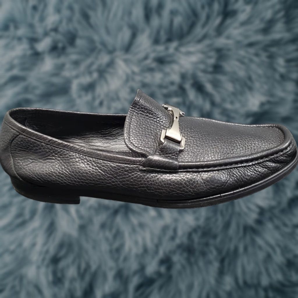 Allen Edmonds Firenze Loafers Mens Size 10.5 Black Pebbled  display picture 3