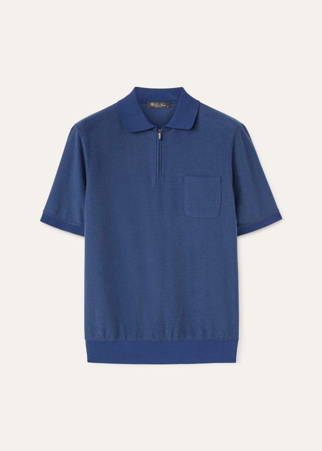 Loro Piana o1w1db10125 FAN8842 Hotaka Polo Shirt in Navy Blue Size US XL / EU 56 / 4 - 1 Thumbnail