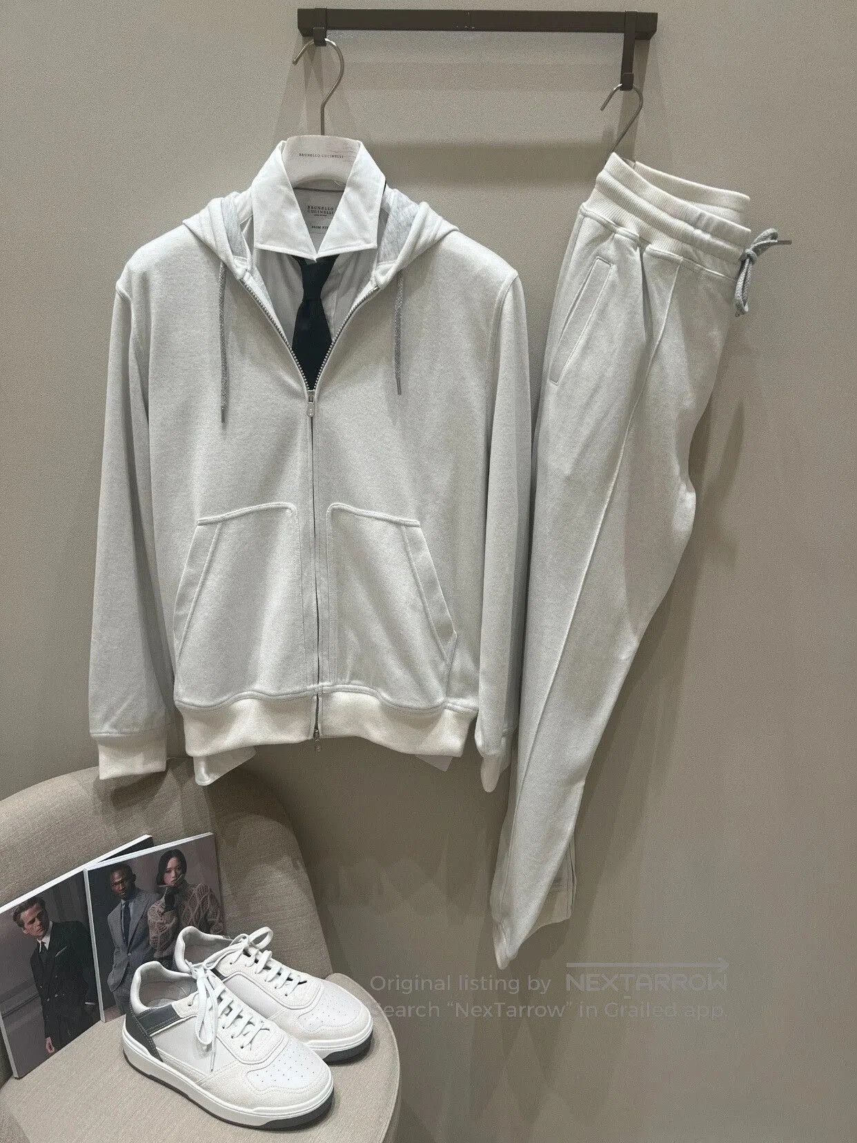 Brunello Cucinelli Brunello Cucinelli Hooded Cashmere Sweater. Size US M / EU 48-50 / 2 - 6 Thumbnail