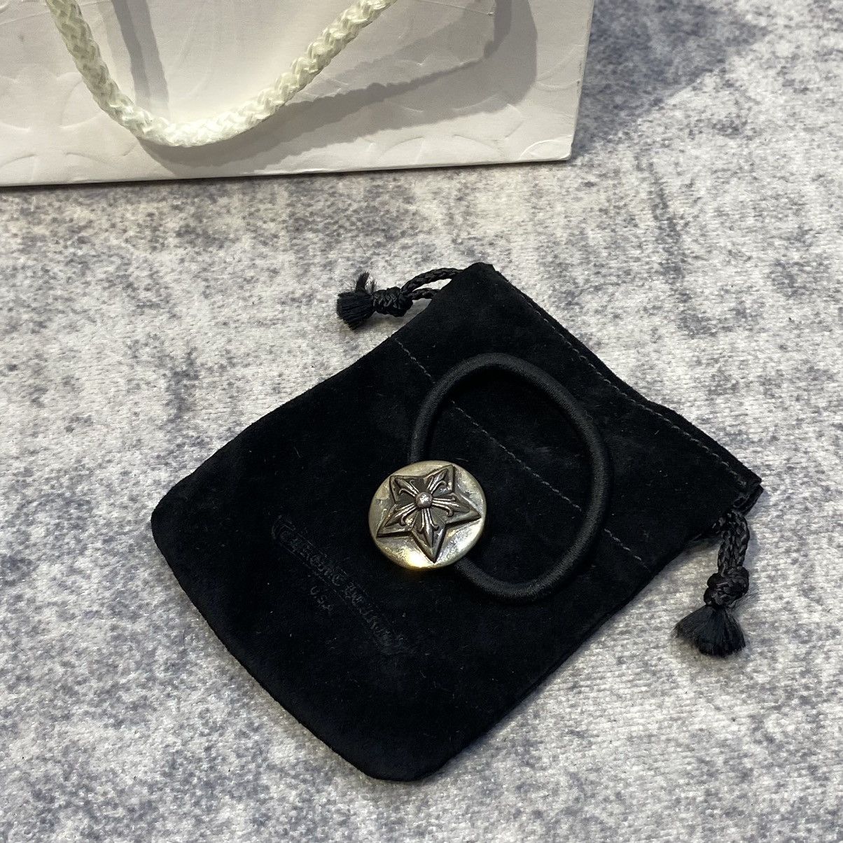 Chrome Hearts CHROME HEARTS Star Button Hairband Silver Black Size ONE SIZE - 1 Thumbnail