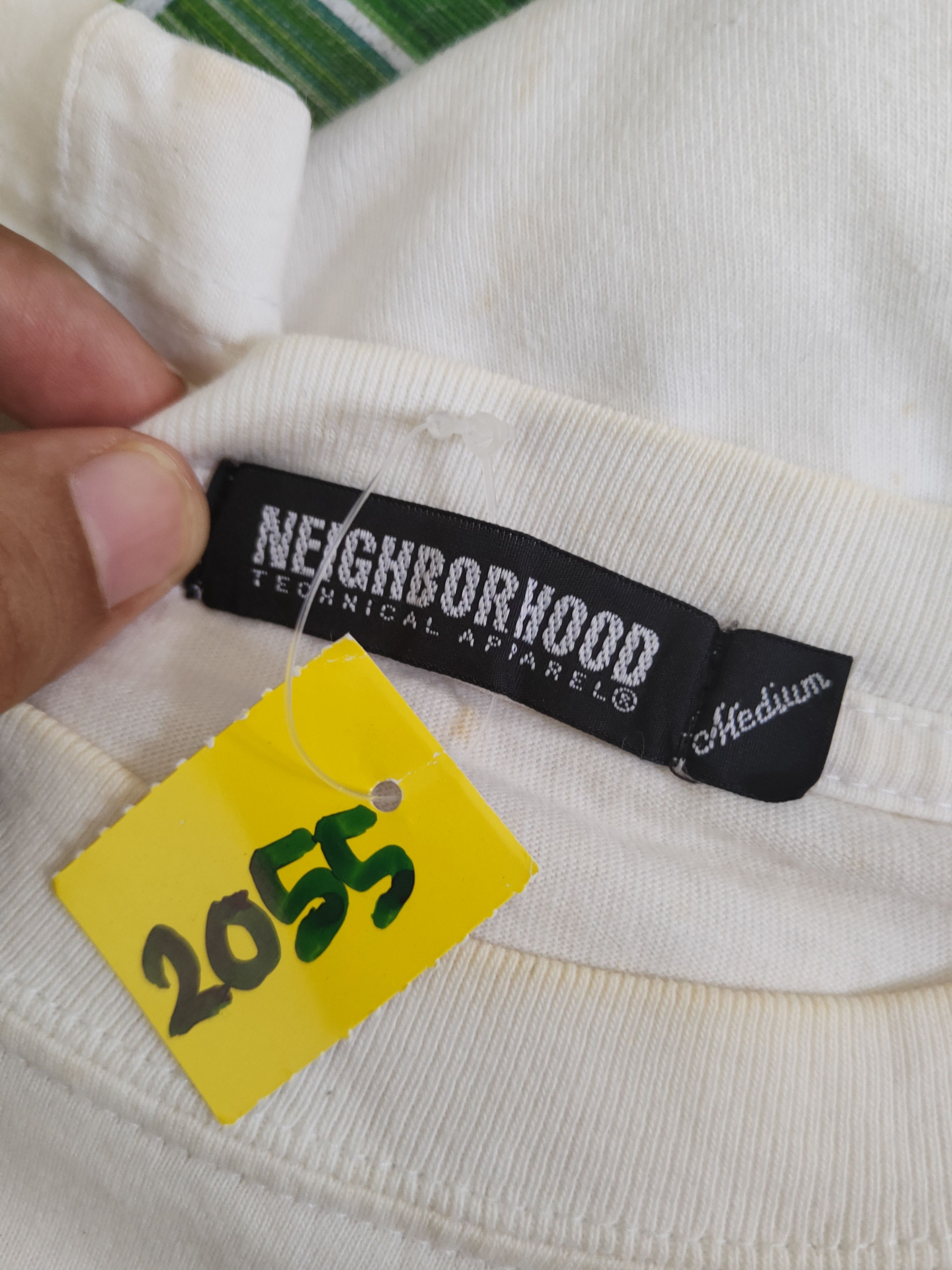 Neighborhood DL Neighborhood White Short Sleeve T-shirt #2055 Size US M / EU 48-50 / 2 - 16 Thumbnail