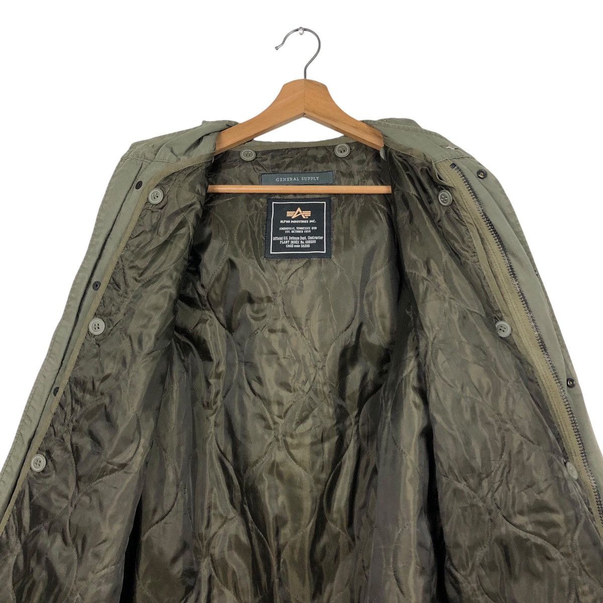 Alpha Industries × Vintage 📌Vintage Heavy Military Parka Jacket Alpha Industries Size US M / EU 48-50 / 2 - 17 Thumbnail