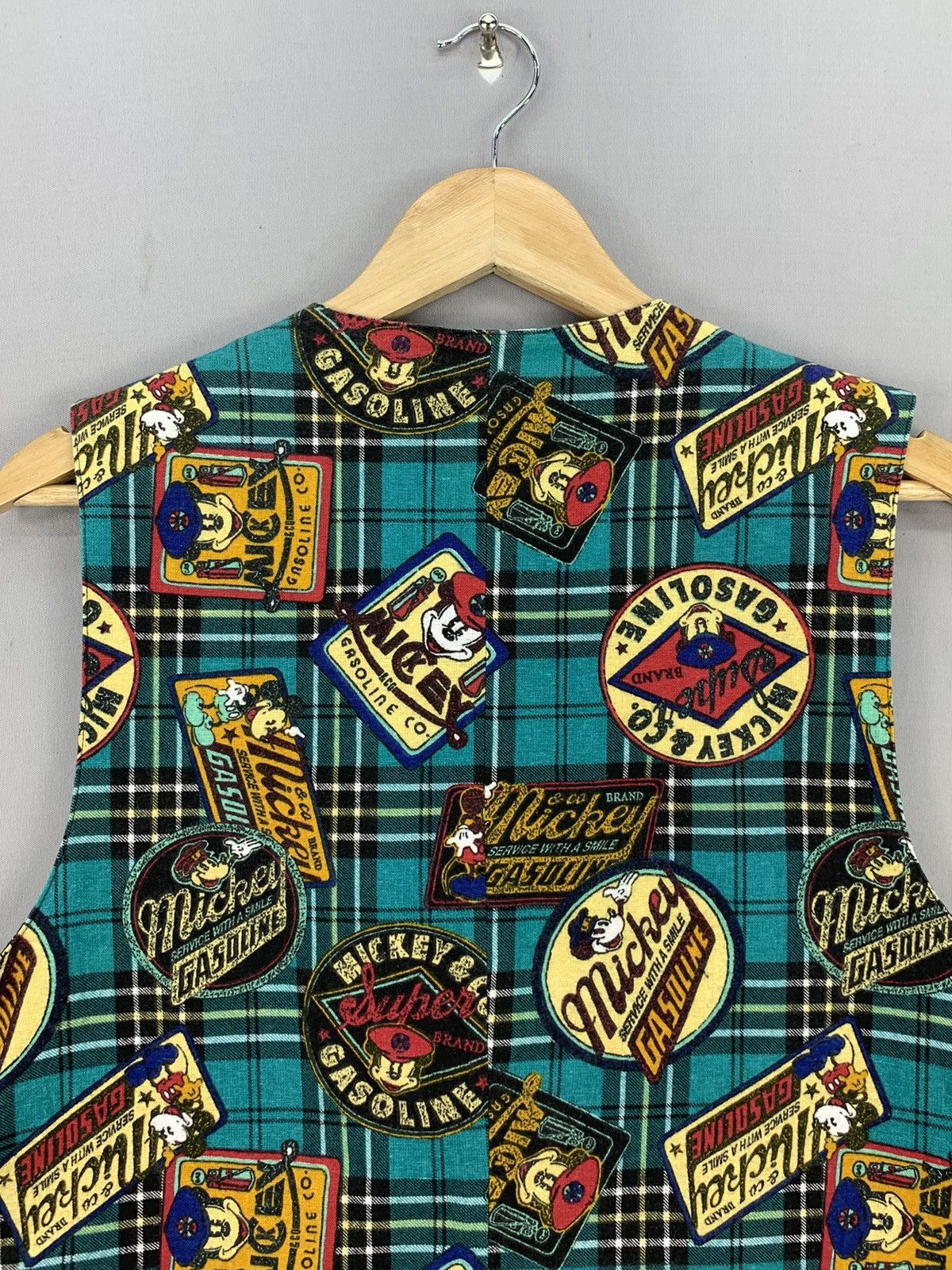 Disney Vintage 90s Corduroy Hybrid Vest Disney Mickey & Co Jacket Size US M / EU 48-50 / 2 - 8 Thumbnail