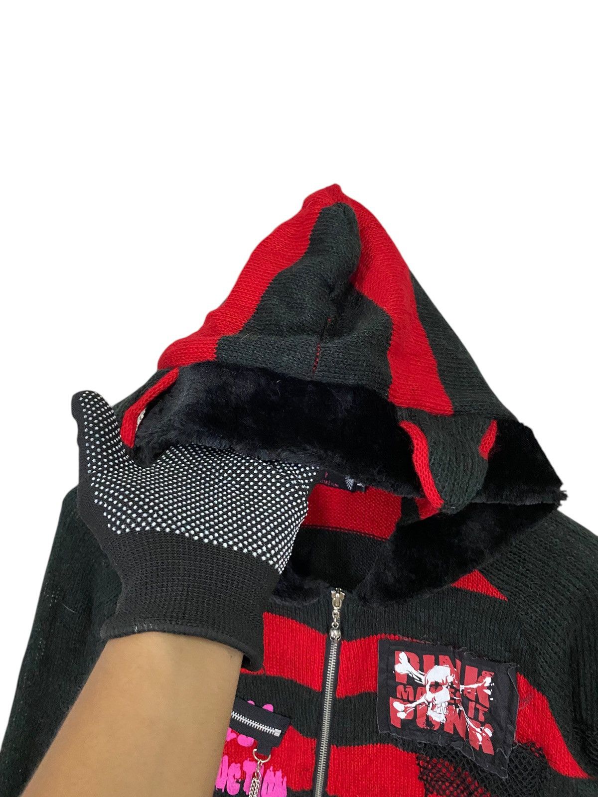 GOSTAR DE FUGA × If Six Was Nine × Seditionaries Gothic louta and punk knit hoodie inspired japanase punks Size US M / EU 48-50 / 2 - 5 Thumbnail