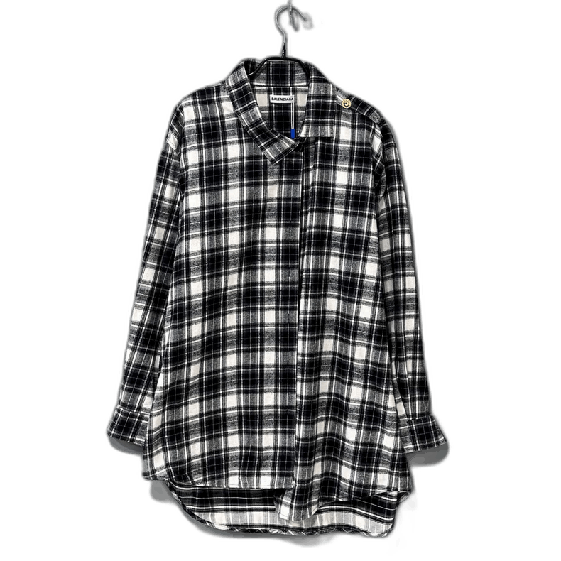 Balenciaga Classic Plaid Shirt by Balenciaga-2505 Size US M / EU 48-50 / 2 - 1 Thumbnail
