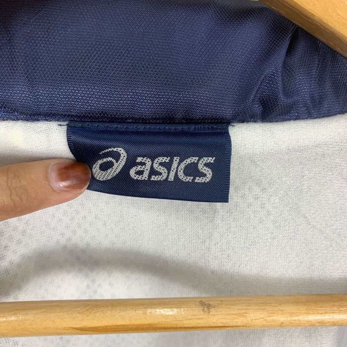 Asics Vintage ASICS JAPAN HANDBALL TEAM Thermal Lining Jacket Size US XXL / EU 58 / 5 - 11 Thumbnail
