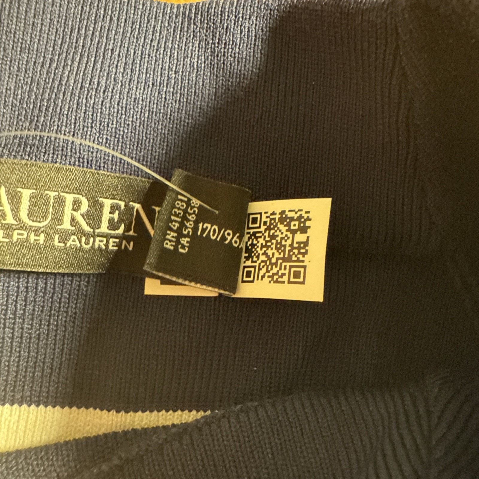 Lauren Ralph Lauren Lauren Ralph Lauren Striped Mock Neck Sweater Navy/White Size L / US 10 / IT 46 - 5 Thumbnail