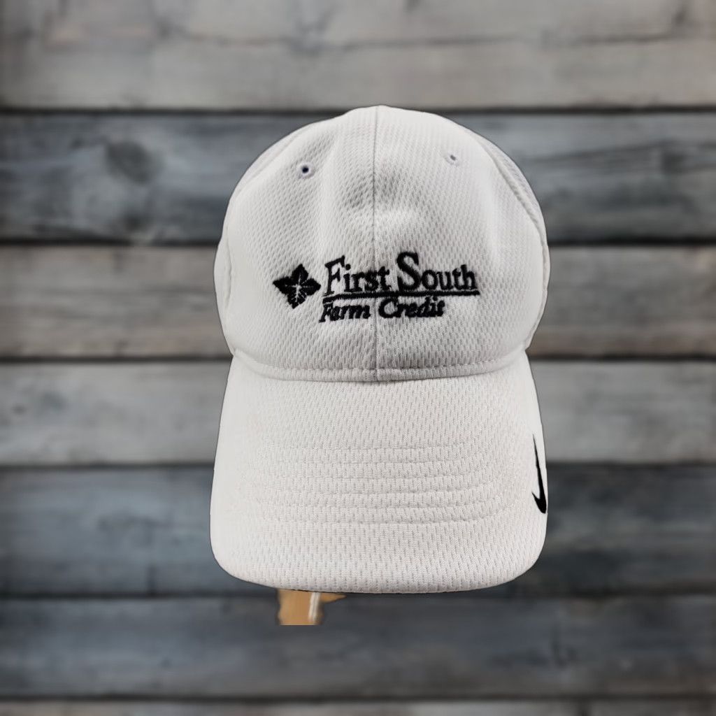 Nike Nike Golf Hat White Adult Adjustable Cotton Canvas Baseball Cap Sports Outdoor Logo Men Mens G13 Size ONE SIZE - 1 Thumbnail