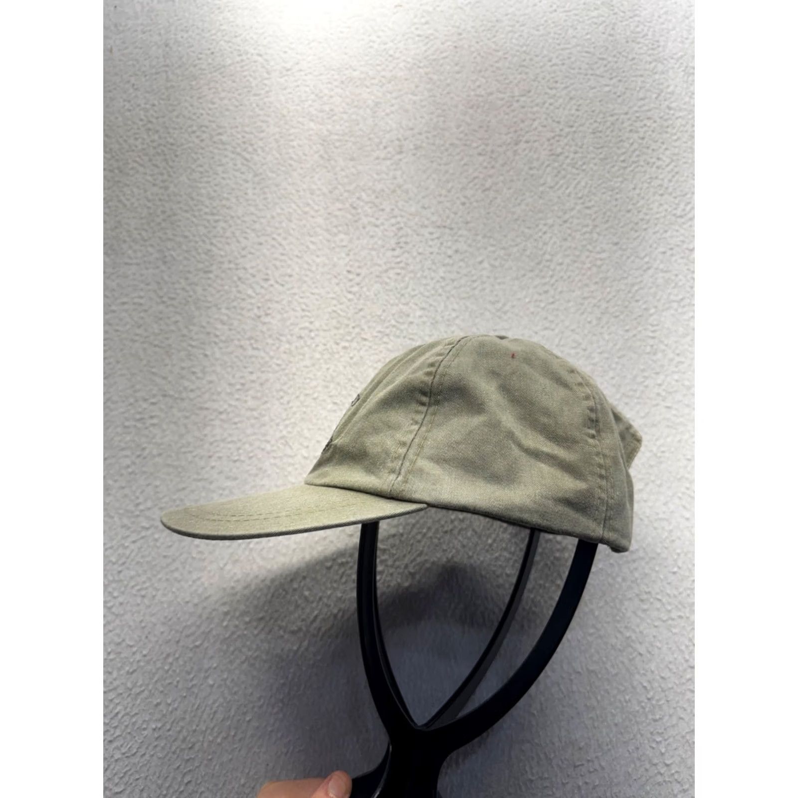 Olive A.J.M. Headwear Baseball Cap Mens Adjustable Olive Green Cotton Outdoor Embroidered Manley Outdoor Adventures Vintage? No (replace with All season) Size ONE SIZE - 3 Thumbnail