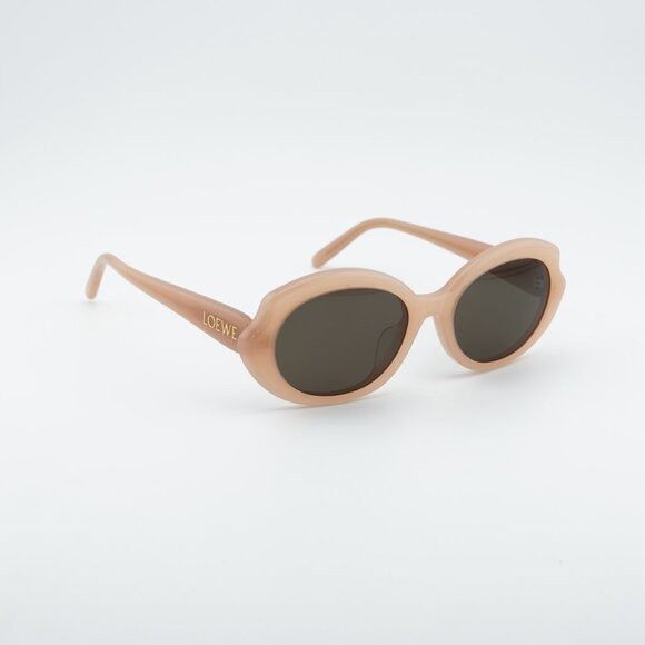 Loewe Loewe LW40147F 72E Sunglasses Pink Geometric Frame, Brown Size ONE SIZE - 5 Thumbnail