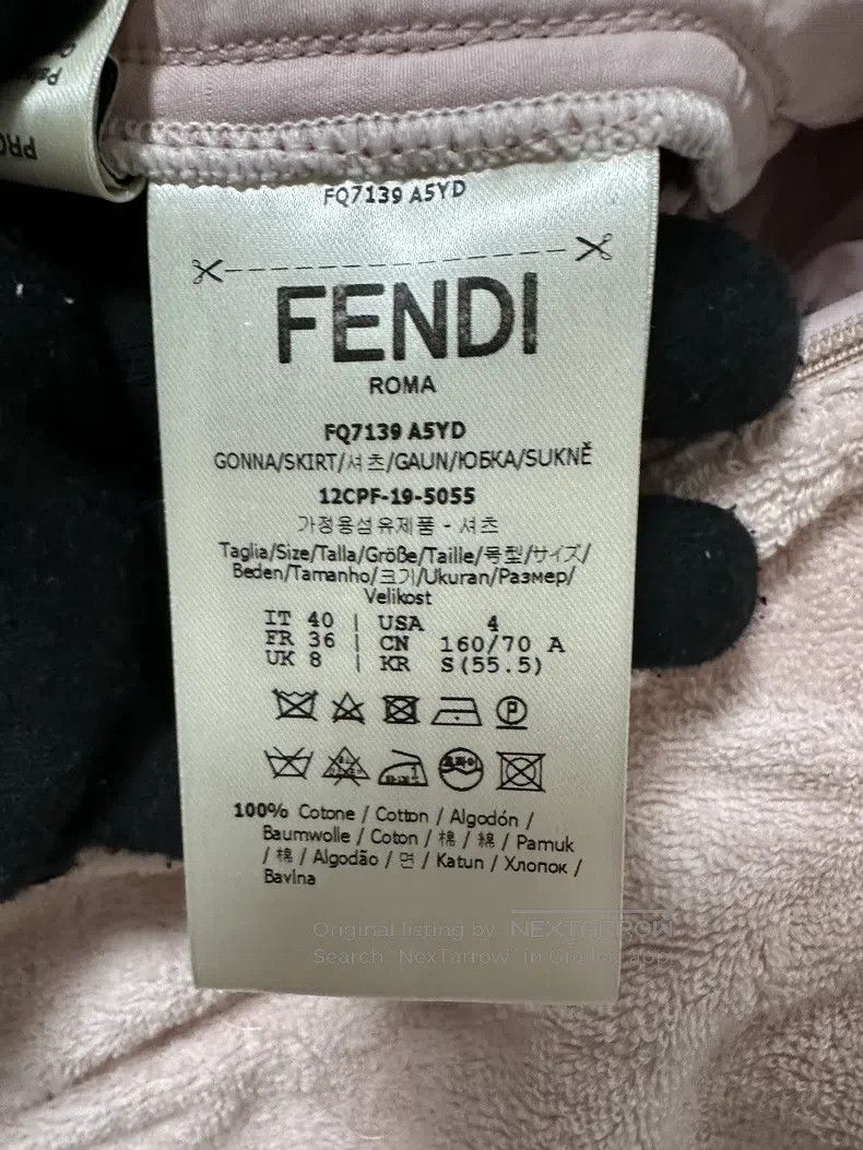 Fendi Fendi Pink short dress for runway Size 26" / US 2 / IT 38 - 9 Thumbnail