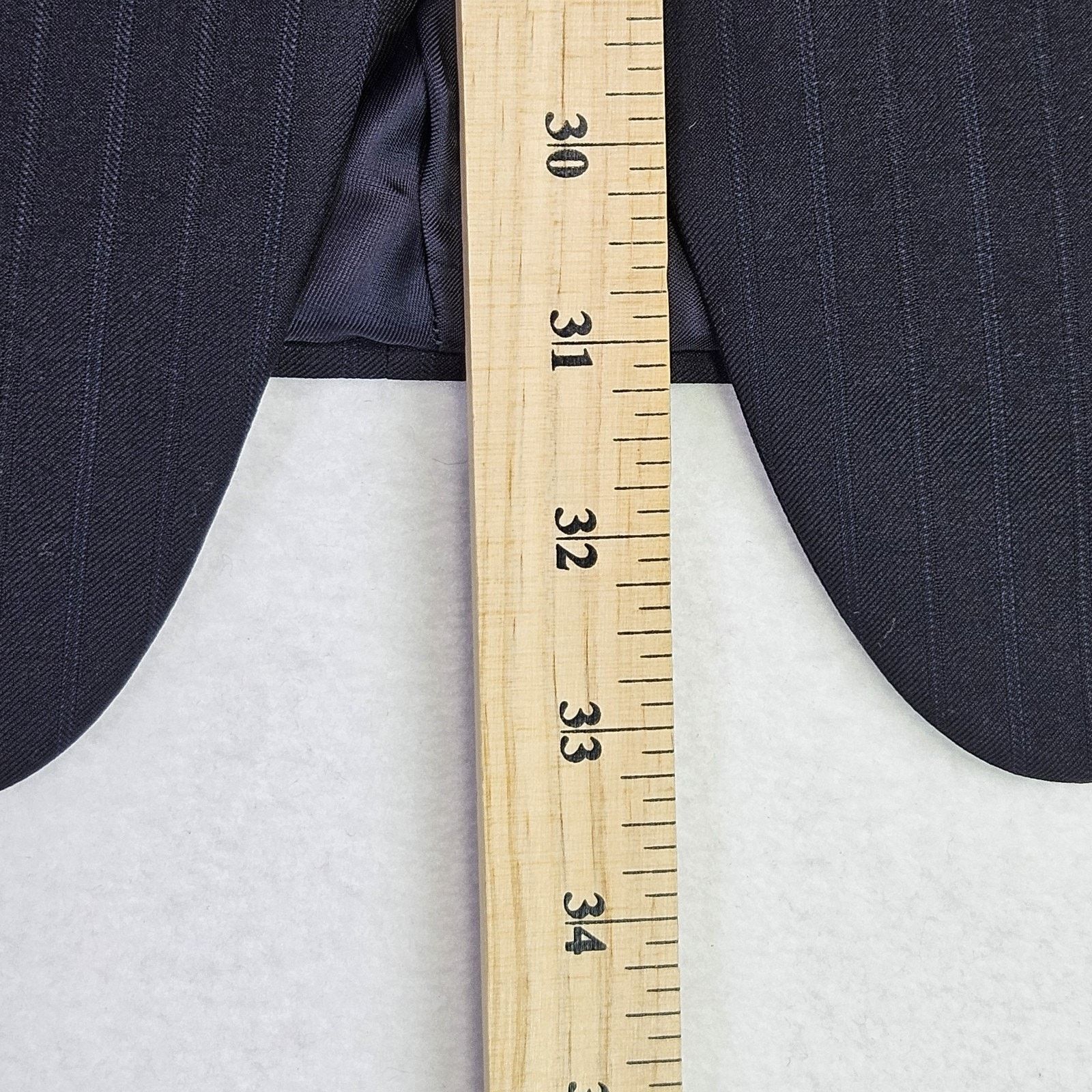 Canali Canali Blazer Black Super 120s Wool Italian Suit Jacket Size 42R - 15 Thumbnail
