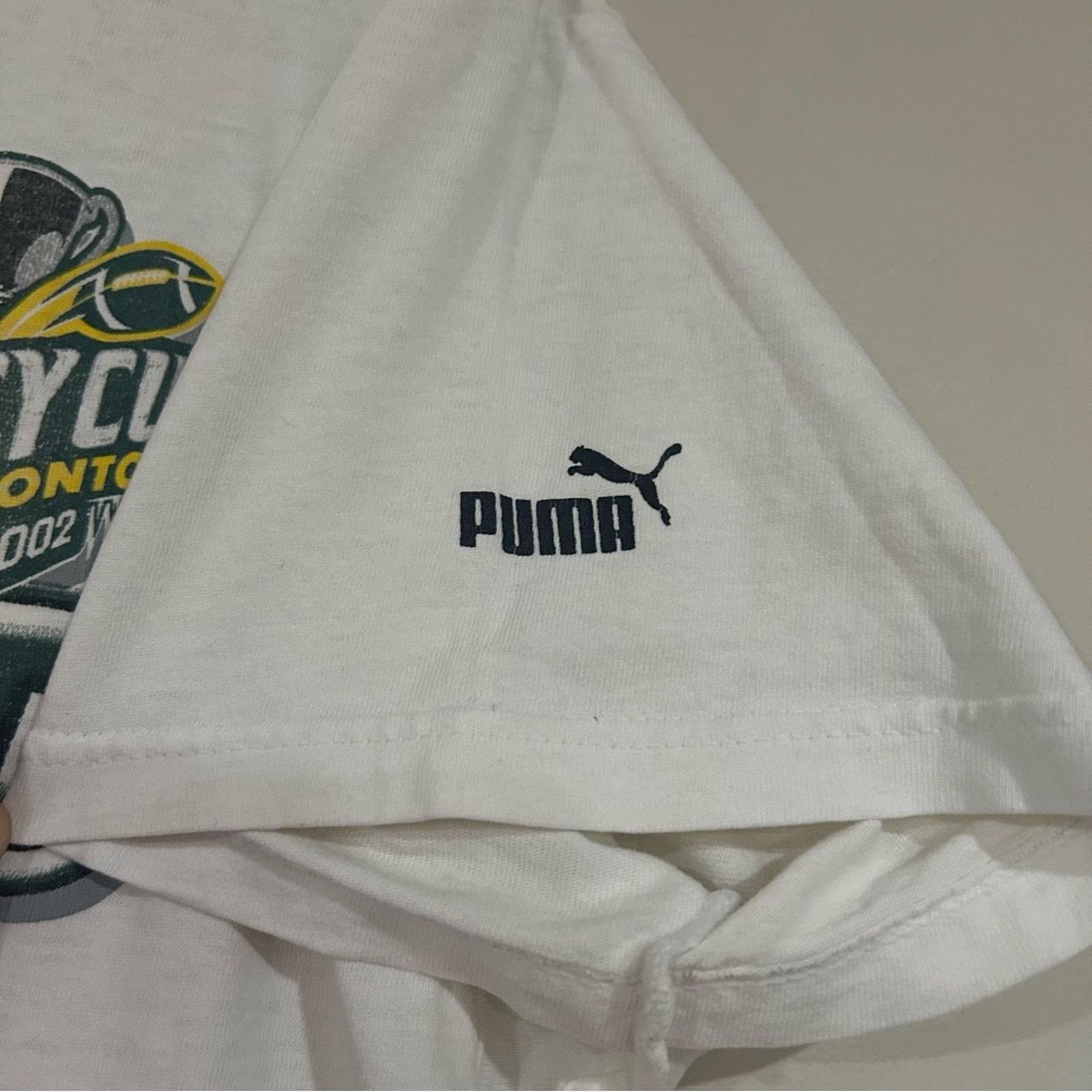 Puma Vintage 2002 Edmonton Grey Cup Football Shirt Size US M / EU 48-50 / 2 - 3 Thumbnail