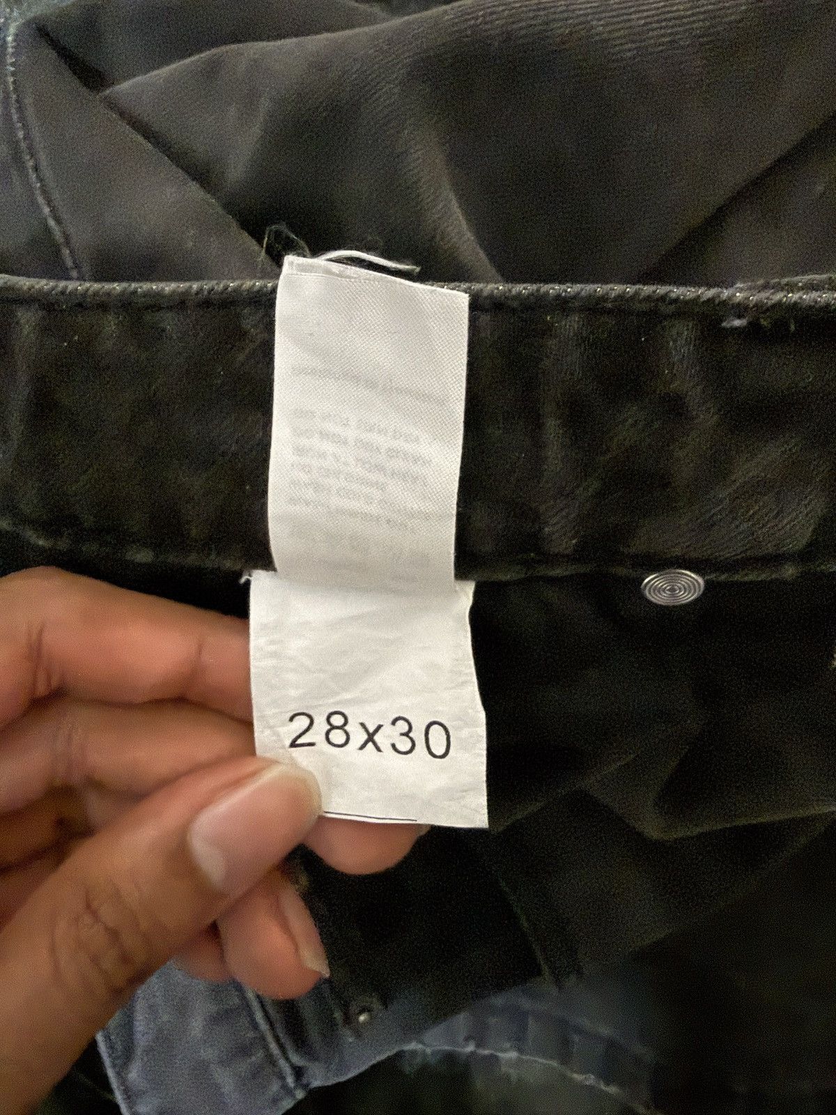 Other ElysianClo Japanse Black Baggy Denim - 28x30 Size US 28 / EU 44 - 4 Thumbnail