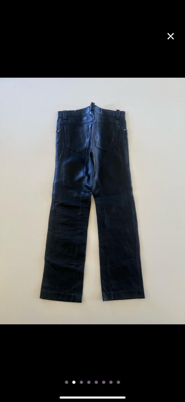 Vintage RARE Vintage Y’2 Riding Monster Leather Pants Size US 28 / EU 44 - 2 Thumbnail