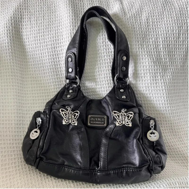 Other Y2K Black Gothic Womens Shoulder Tote Bag Size ONE SIZE - 1 Thumbnail