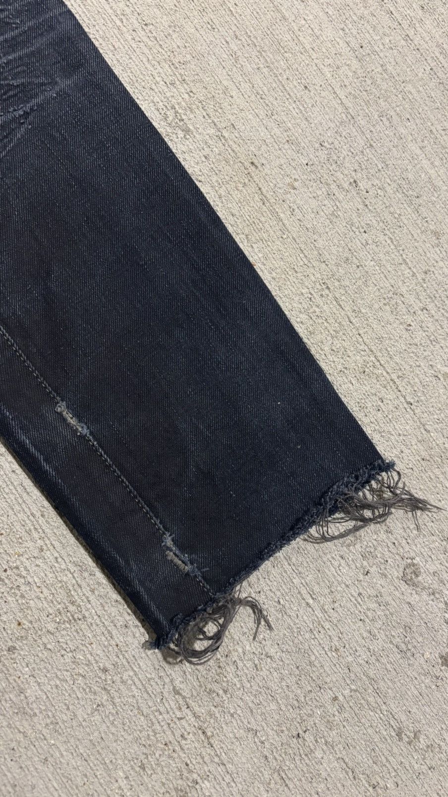 Rick Owens Drkshdw Rick Owens Distressed Detroit Cut Denim Size US 32 / EU 48 - 16 Thumbnail
