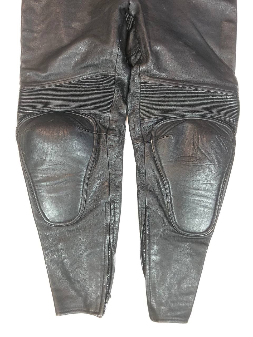 Vintage Vintage Japanese Style Leather Biker Moto Pants Size US 35 - 4 Thumbnail