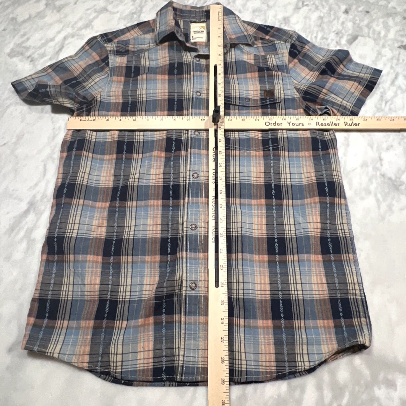 Vintage VINTAGE Solaris Outdoors Snap Western Shirt Men’s Small Pocket Cotton Plaid Size US S / EU 44-46 / 1 - 7 Thumbnail