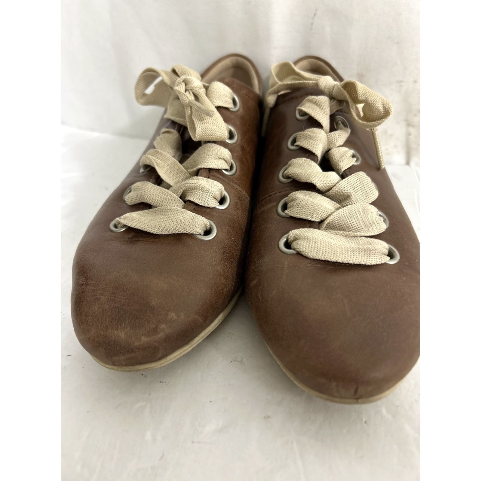 Ecco ECCO Chase Tie Sneaker Leather Low Top Brown Womens 5.5 US 36 EU Shoes Lace Up Size M / US 6-8 / IT 42-44 - 7 Thumbnail