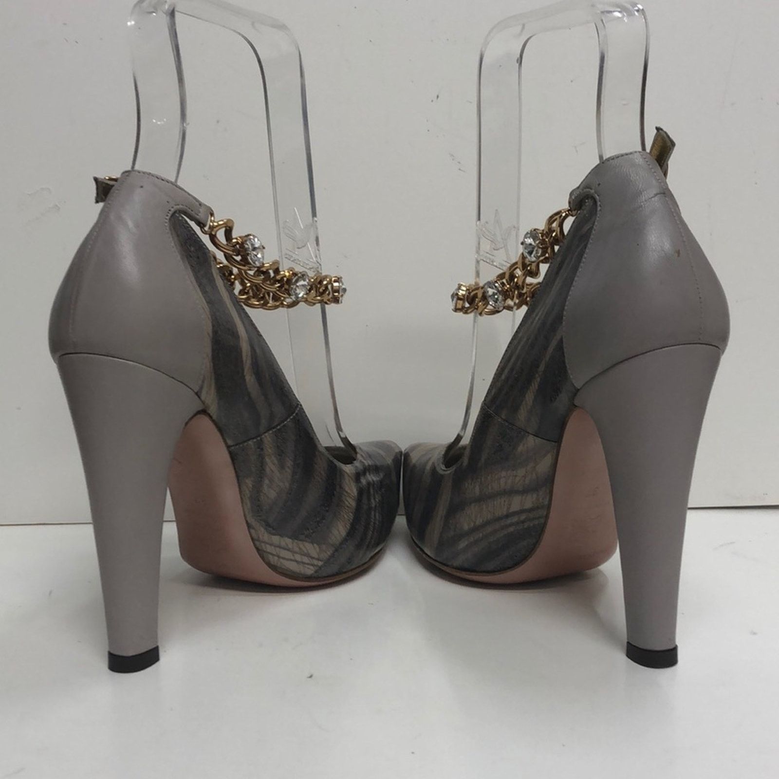 & Other Stories Francesco Sacco Made in Italy Taupe High Heel Size US 7 / IT 37 - 4 Thumbnail