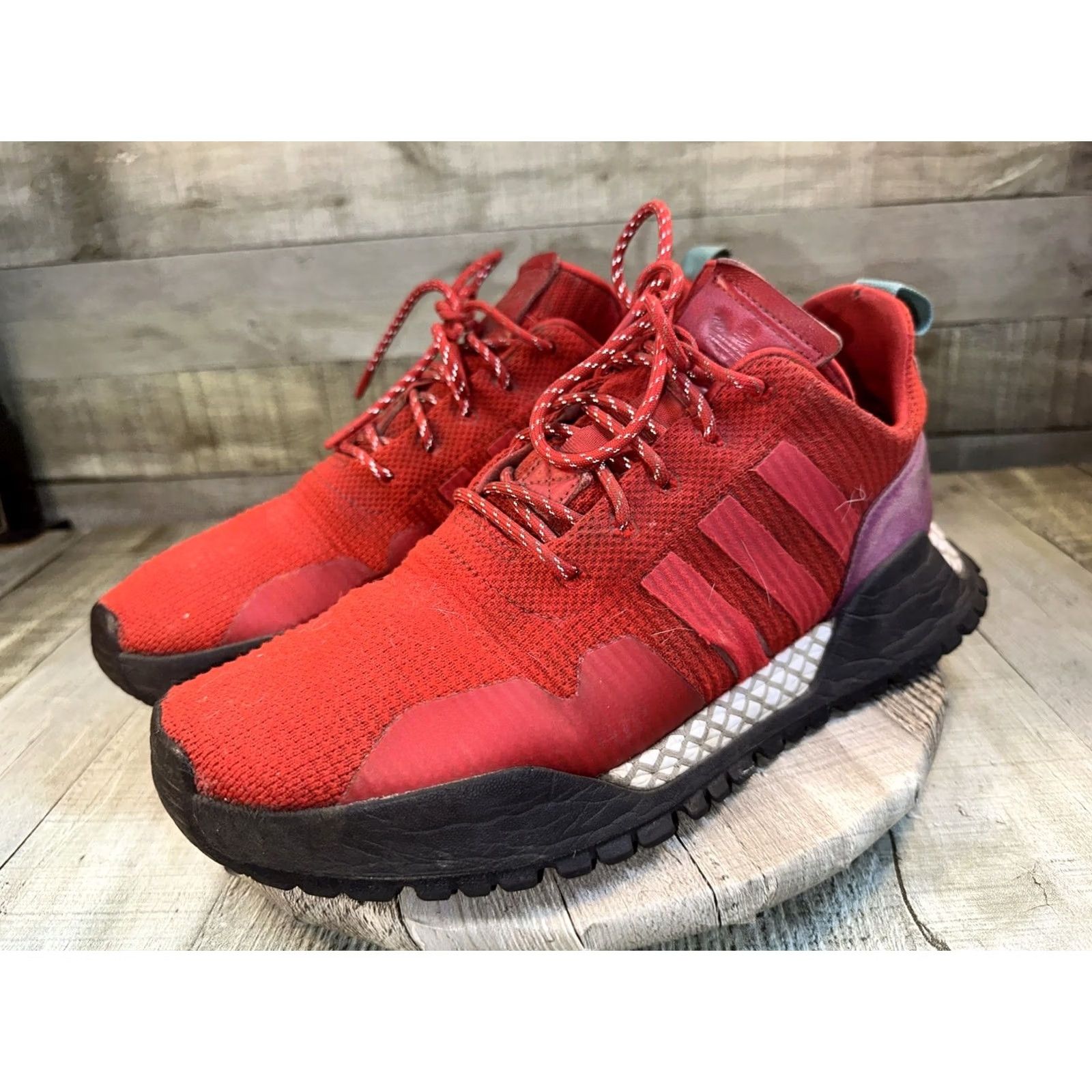 Adidas Adidas Atric SHW Sneakers Mens 675001 Multicolor Red Ortholite Lace Up Running & Casual Shoes Size 10 US Size US 11 / EU 44 - 3 Thumbnail