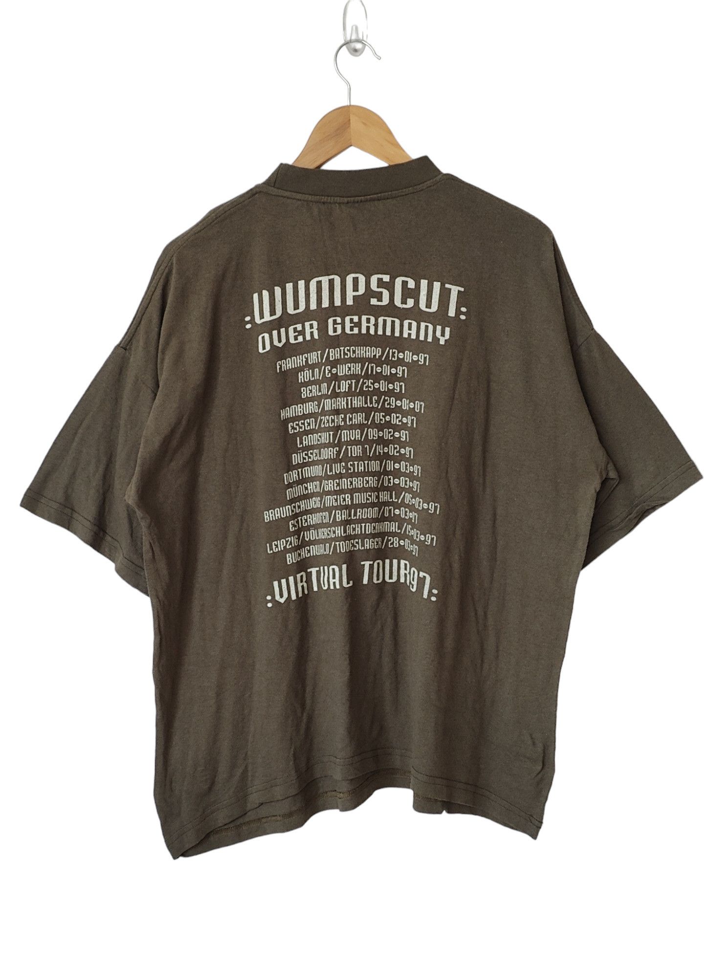 Band Tees × Vintage RARE Wumpscut Embryodead VTG 1997 Virtual Tour Tshirt Size US XL / EU 56 / 4 - 2 Thumbnail