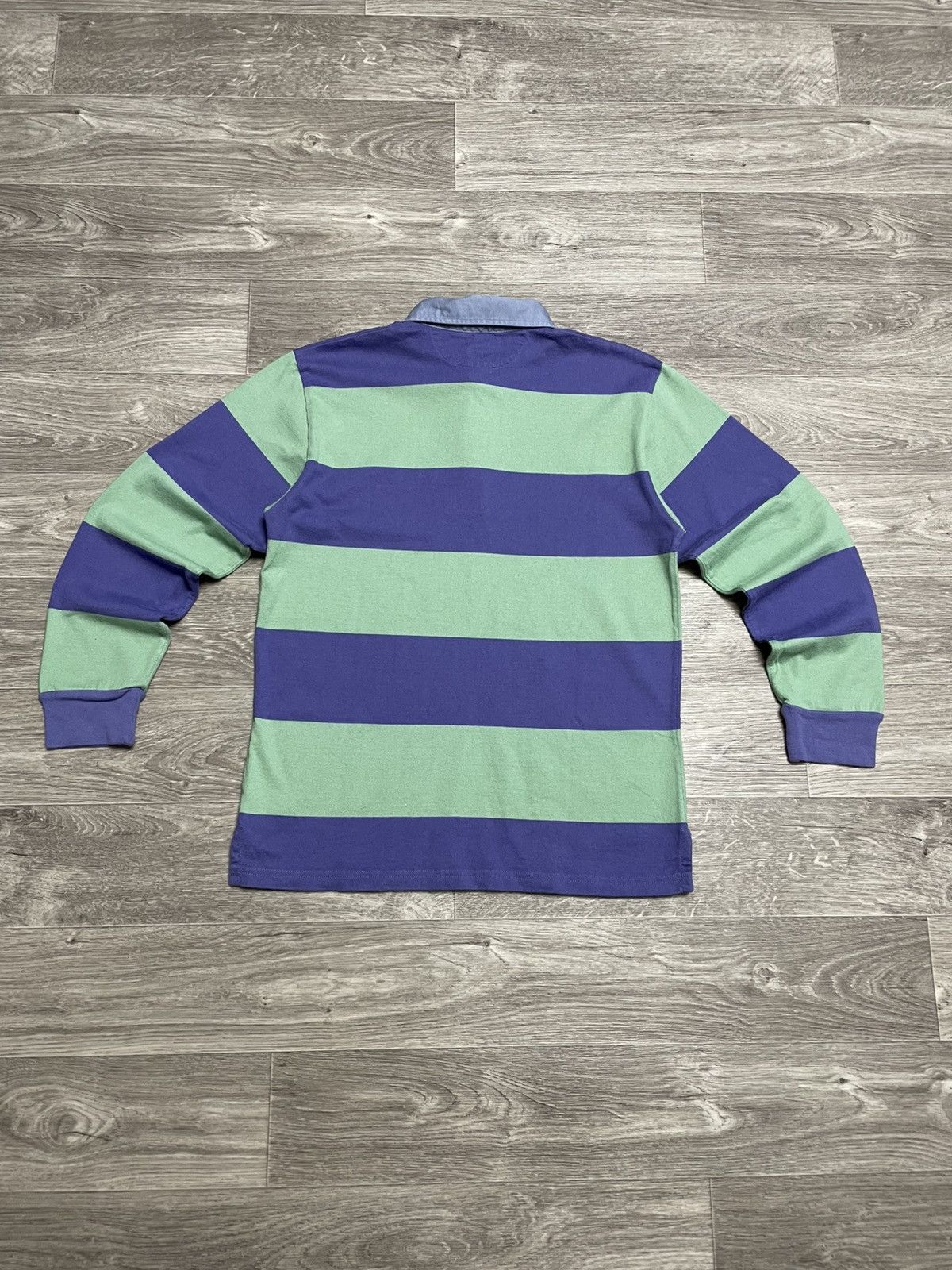 Rugby Ralph Lauren Vintage Polo Ralph Lauren Striped Rugby Polo Long Sleeve Y2K Size US S / EU 44-46 / 1 - 15 Thumbnail