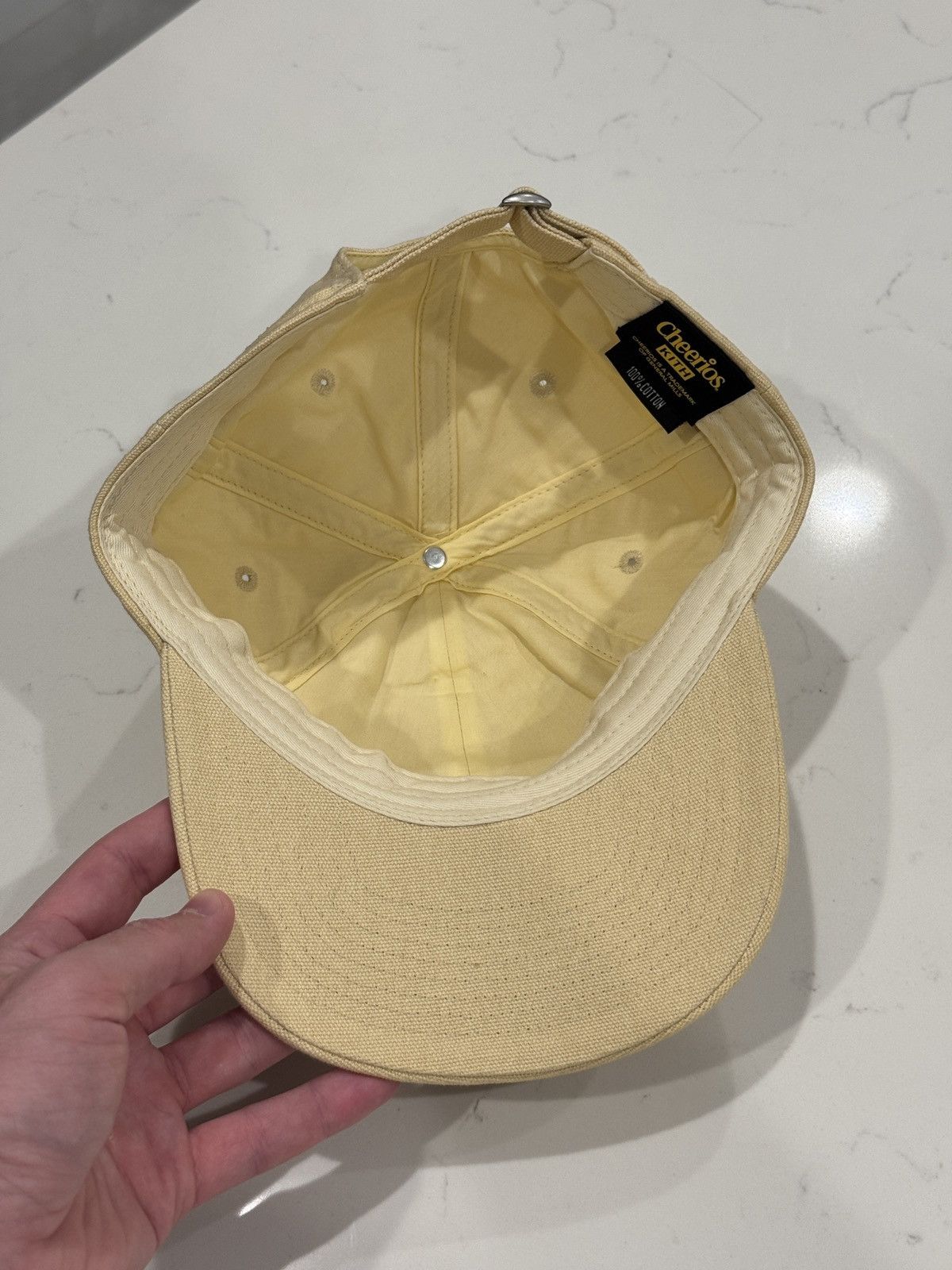 Kith Kith x Cheerios Mens Natural Canvas Cap Treats Brand NEW Size ONE SIZE - 4 Thumbnail