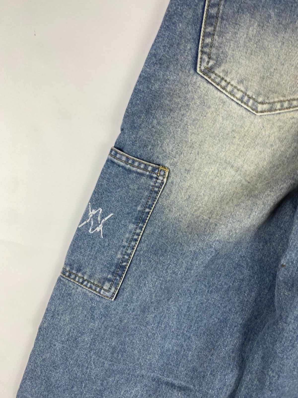 Vintage AMIGOS de NIMES Denim Long Pants Size US 28 / EU 44 - 9 Thumbnail
