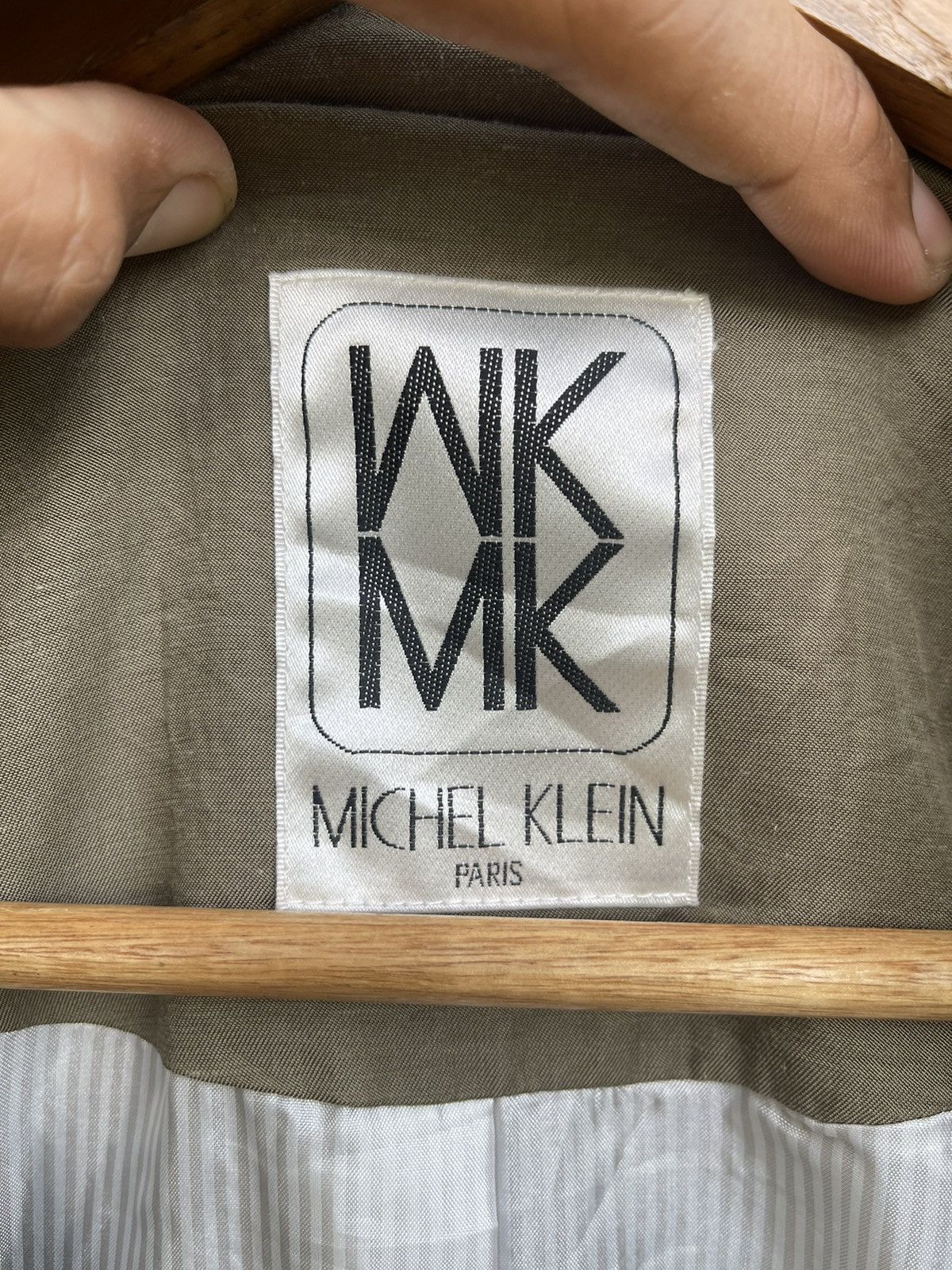 Designer Vintage Michel Klein WKMK Utility Coat Size M / US 6-8 / IT 42-44 - 17 Thumbnail