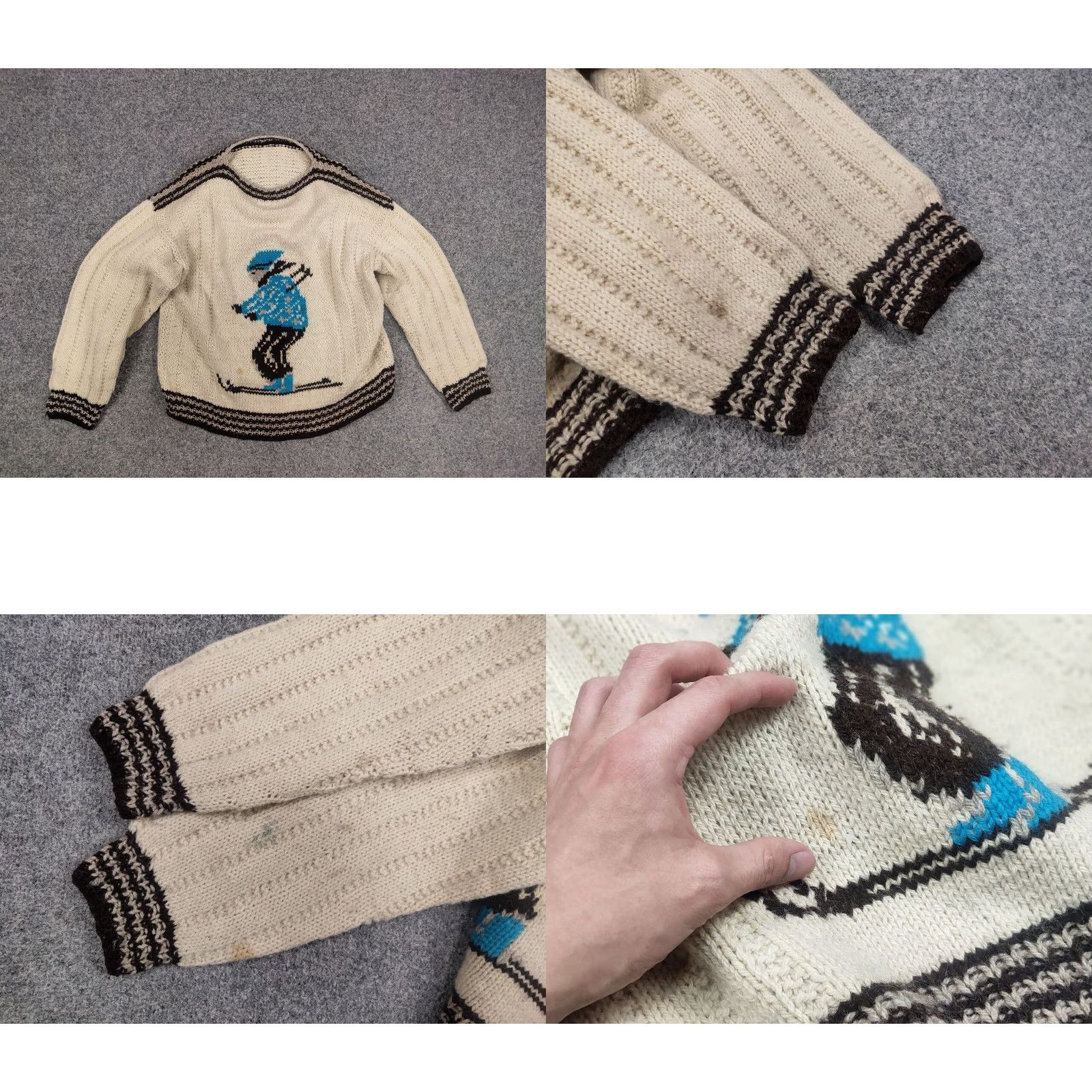 Logo 7 VINTAGE Sweater Shirt IDK? Size US S / EU 44-46 / 1 - 8 Thumbnail