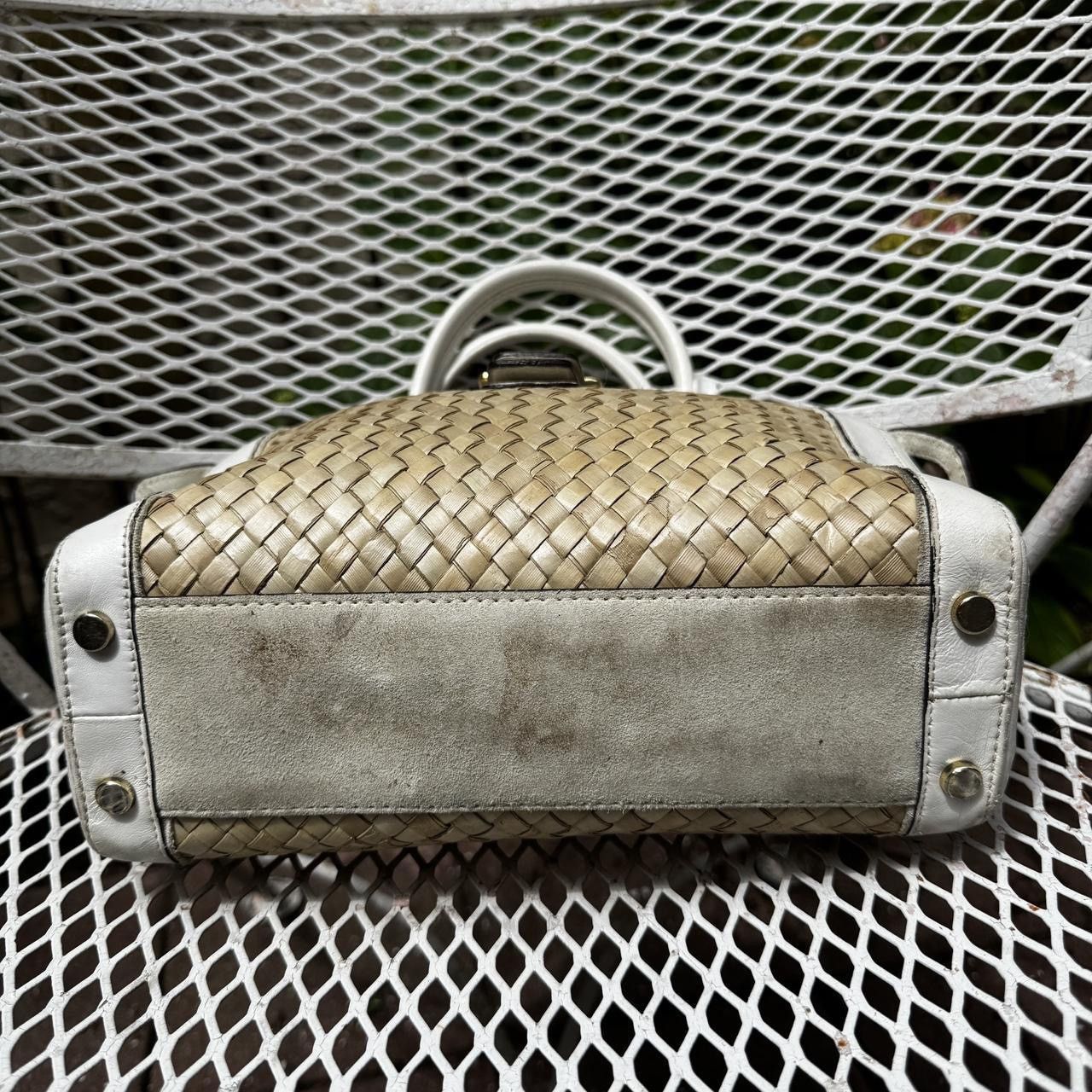Coach Cream Coach Wicker Handbag Size ONE SIZE - 3 Thumbnail