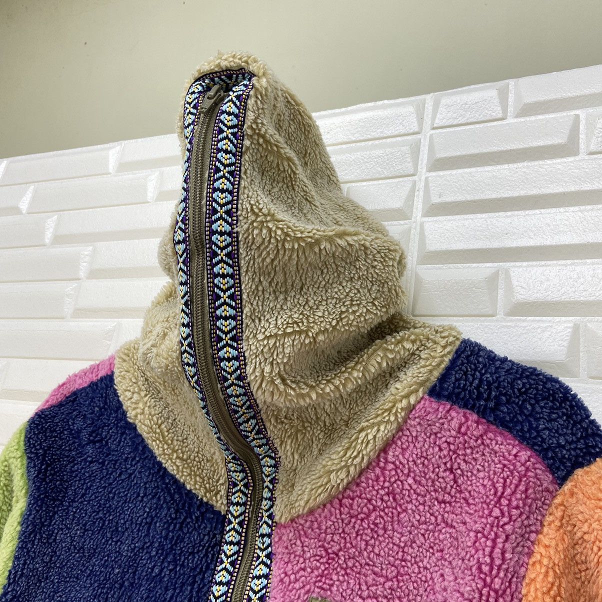 Japanese Brand × go slow caravan Colourful🔥Go Slow Caravan Color Block Fleece Sherpa Jacket Size US S / EU 44-46 / 1 - 9 Thumbnail