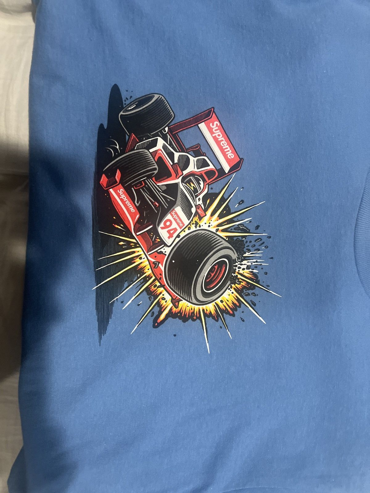 Supreme Supreme Race car Tee Size US M / EU 48-50 / 2 - 3 Thumbnail