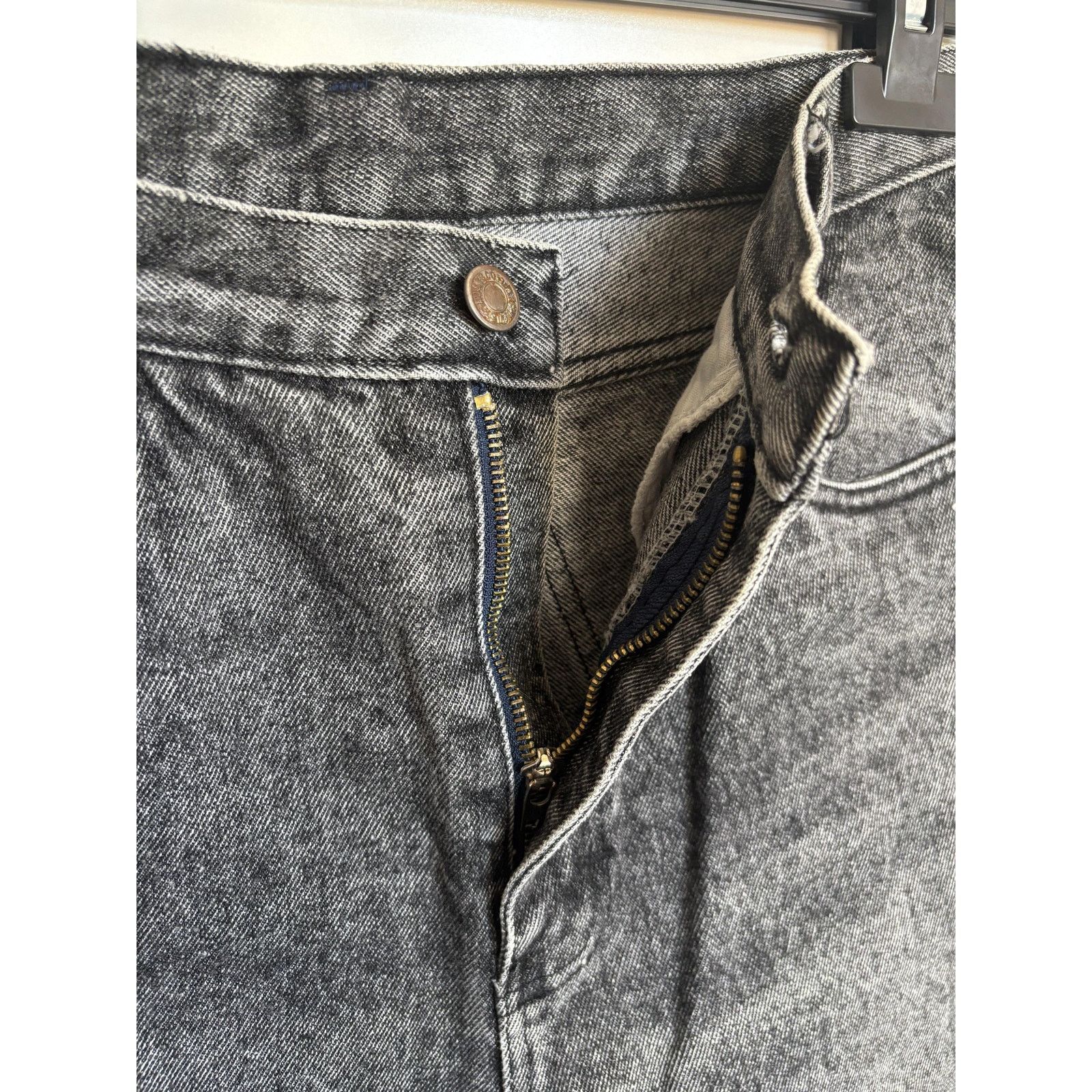 Levi's Levi’s 501 Baggy Black Acid Wash Jeans Rare High Waist Loose Size US 27 - 5 Thumbnail