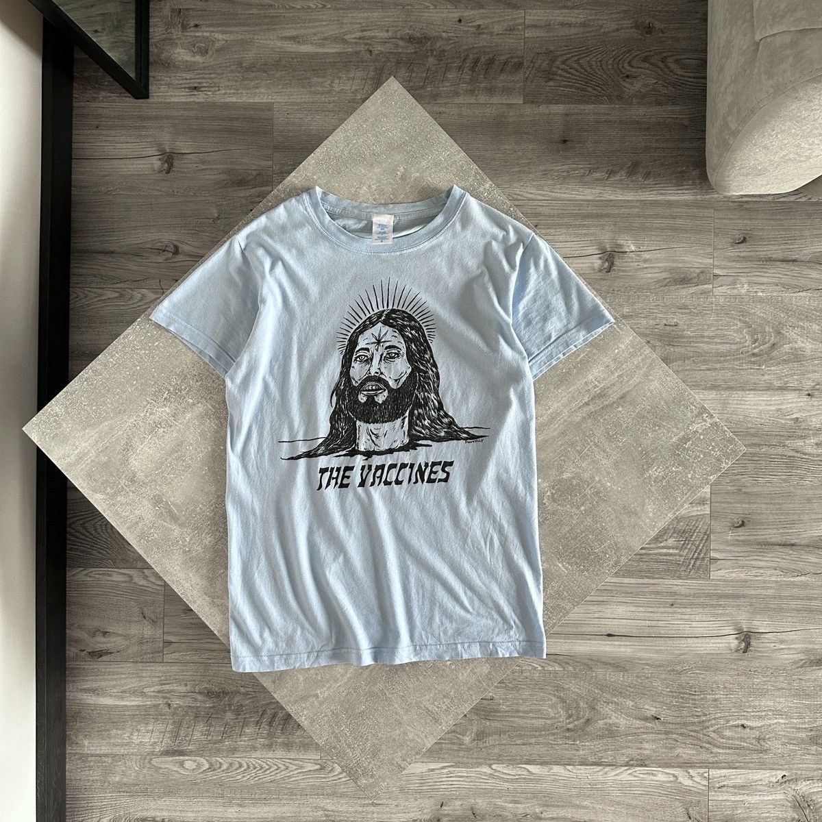 Band Tees Vintage 00s The Vaccines Jesus High Weed tour tee indie y2k Size US S / EU 44-46 / 1 - 1 Thumbnail