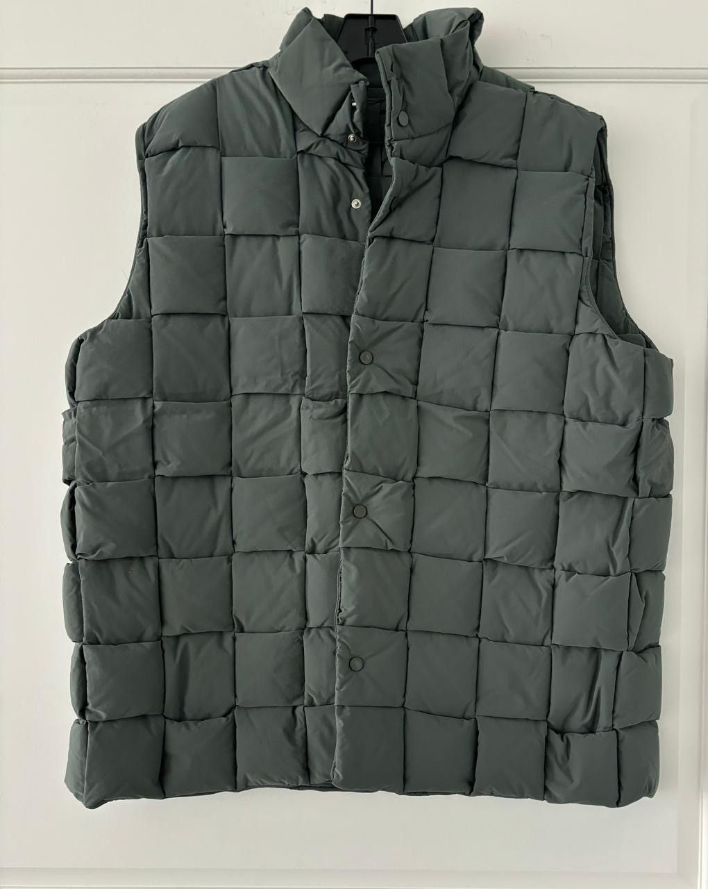 Bottega Veneta Bottega Veneta Grey Down Woven Vest Size US L / EU 52-54 / 3 - 1 Thumbnail