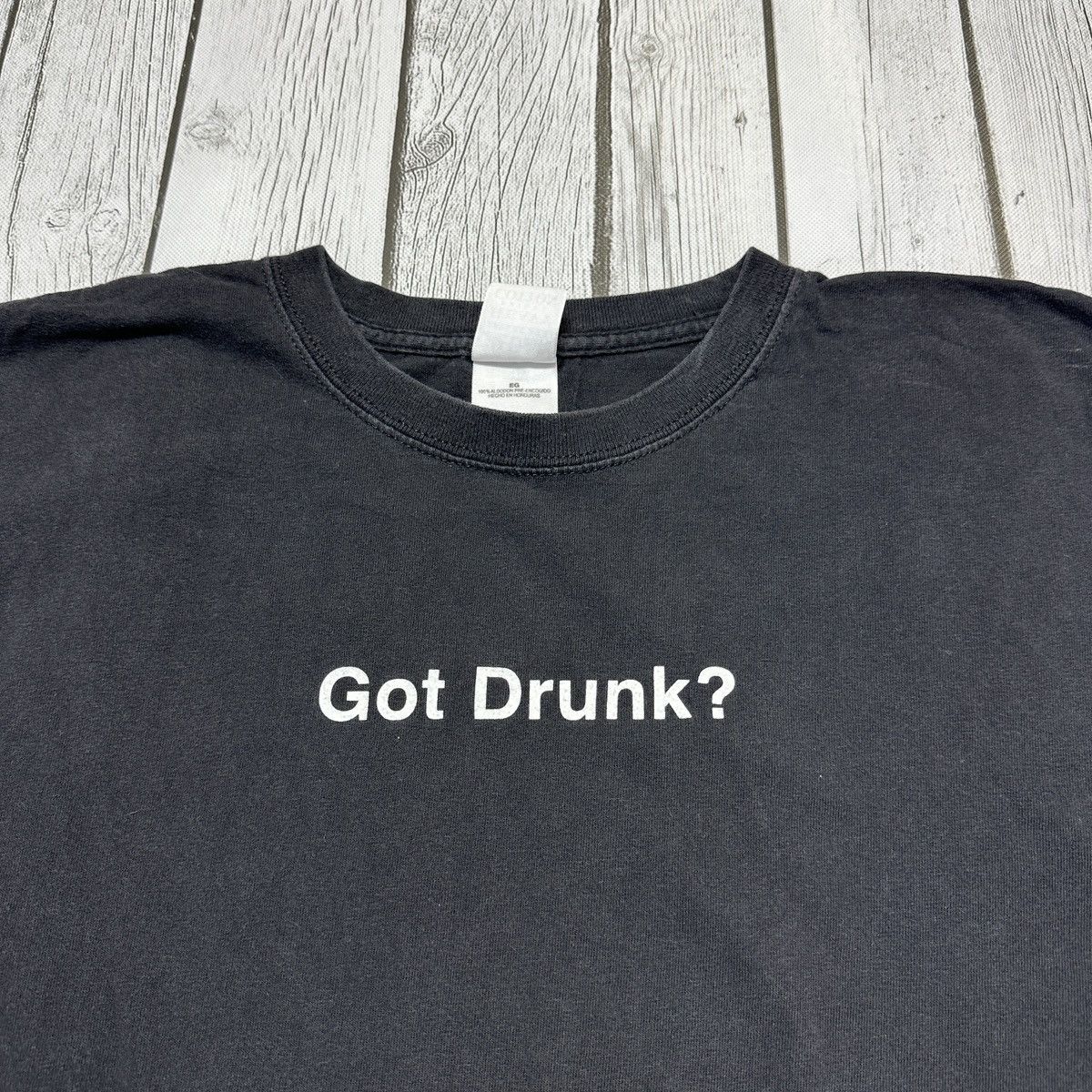 Gildan × Vintage Vintage Got Drunk? Tee Size US XL / EU 56 / 4 - 3 Thumbnail