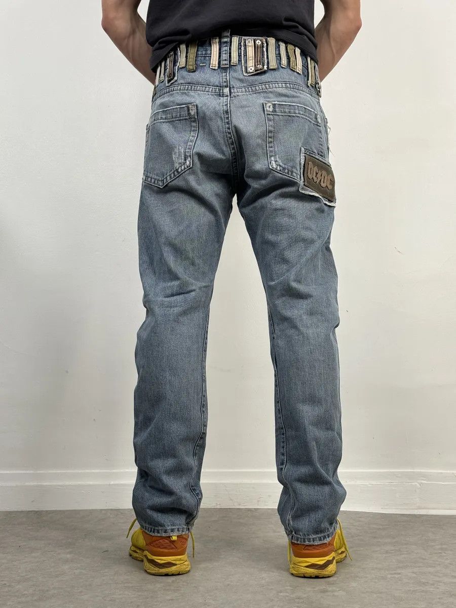 Dsquared2 SS2005 Dsquared2 Multi Belt Loops Blue Slim Denim Jeans Size US 36 / EU 52 - 4 Thumbnail