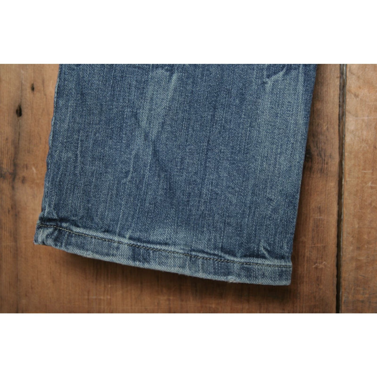 Diesel DIESEL Newz Wash 008N8 Stretch Denim Straight Leg Blue Jeans Women's 26x32 Size 26" / US 2 / IT 38 - 5 Thumbnail