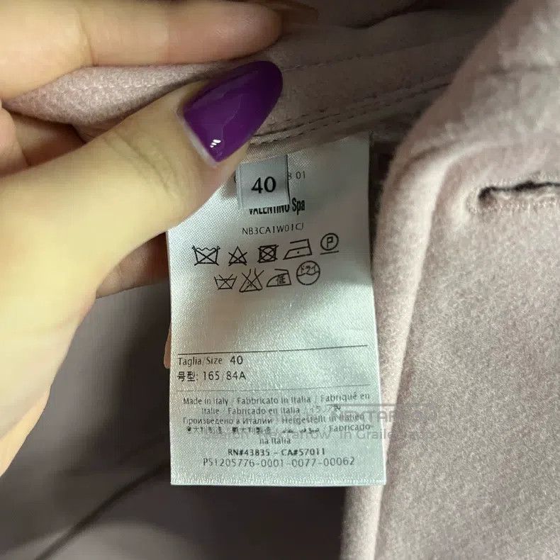 Valentino Valentino Pink solid color waist-cinching single-breasted Size S / US 4 / IT 40 - 3 Thumbnail