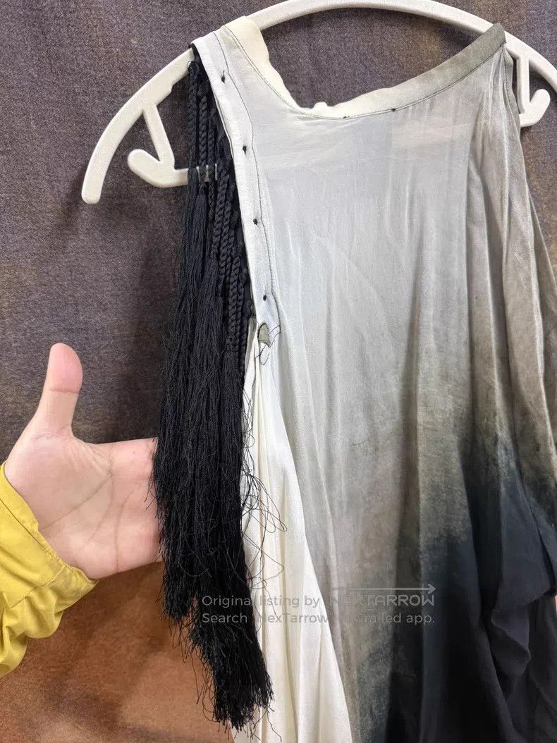 Ann Demeulemeester Ann Demeulemeester Fringed Cat Whisker Tie-Dye Vest Size US S / EU 44-46 / 1 - 7 Thumbnail