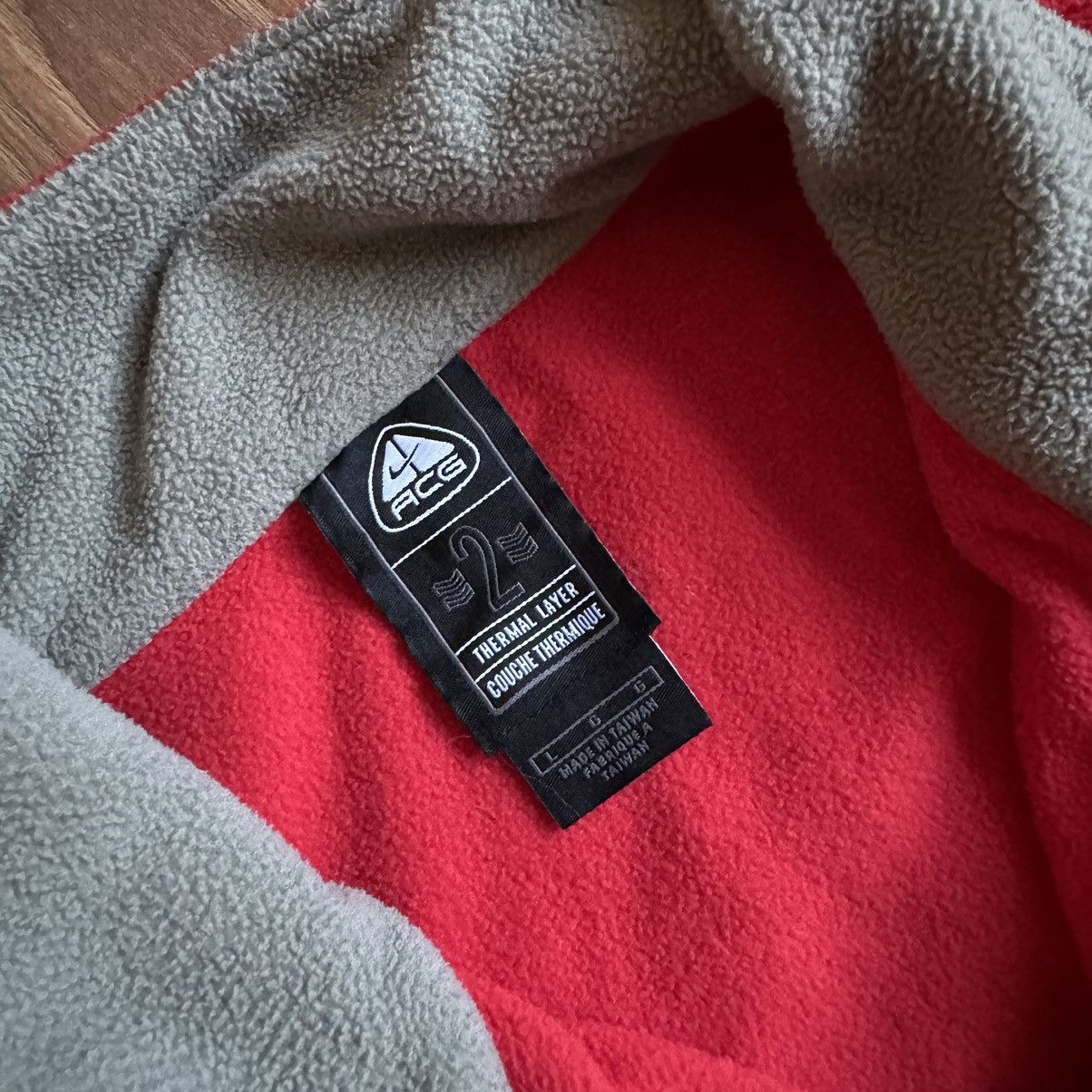 Nike ACG × Vintage Vintage Nike ACG Fleece Vest Red Large Gorpcore Y2K 90s Size US L / EU 52-54 / 3 - 5 Thumbnail