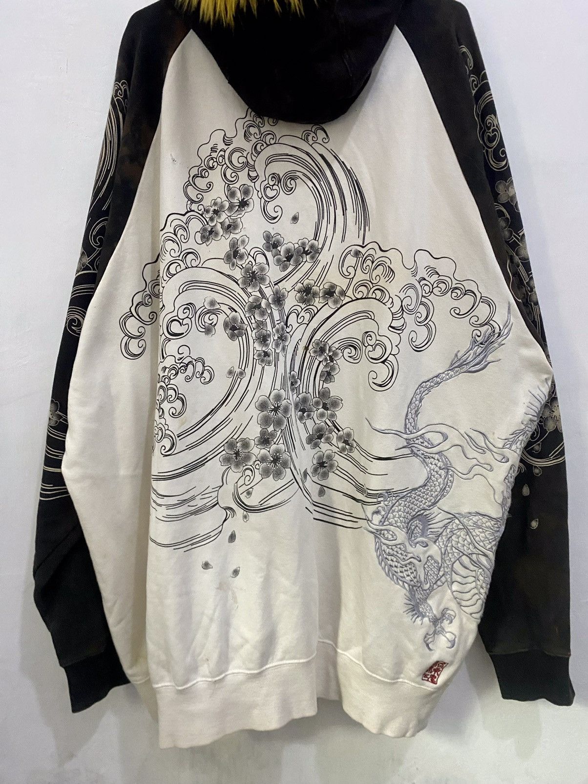 If Six Was Nine 💥Trashed💥Karakuri Tamashi Zipper Fur Hoodie LGB Style Size US XXL / EU 58 / 5 - 14 Thumbnail